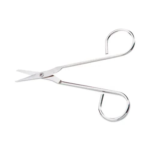 First Aid Only™ Scissors, 4.5" Long, Straight Nickel Handle
