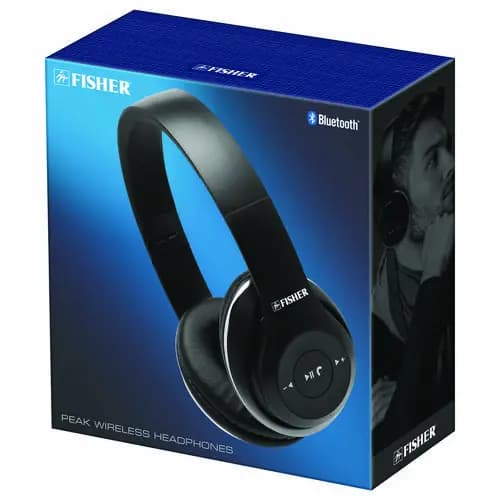 FISHER® Peak Wireless Headphones, Black