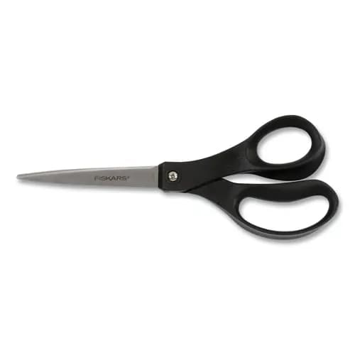 Fiskars® Scissors, 8" Long, Straight Black Handle