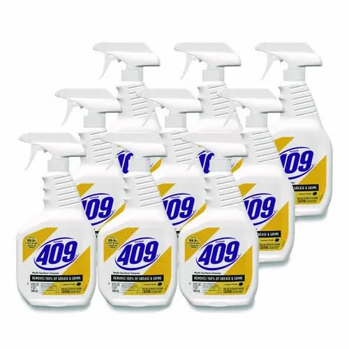 Formula 409® Multi-Surface Cleaner, Lemon, 32 oz Spray Bottle, 9/Carton