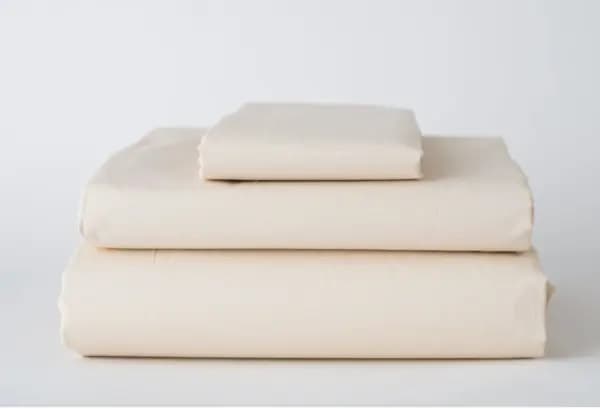 Full Fitted Sheet, T180, Bone, 54″ x 75″