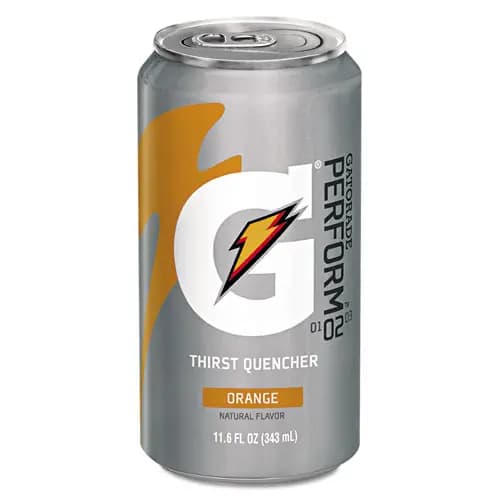 Gatorade® Thirst Quencher, Orange, 11.6 oz Can, 24/Carton
