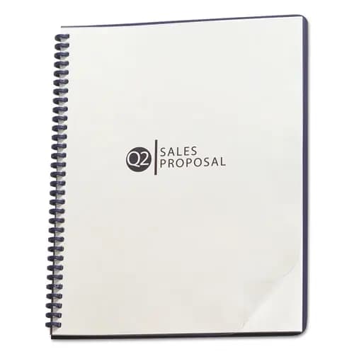 GBC® ProClick Pre-Punched Cover, Clear, 11.75 x 8.5, Punched, 25/Pack