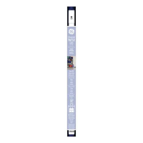 GE 18" T8/T12 LED Tube Light Bulb, 15W Equivalent, 11W, Cool White, 6/Carton