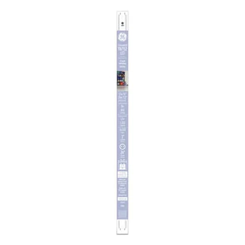 GE 24" T8/T12 LED Tube Light, 8W, Cool White, 6/Carton