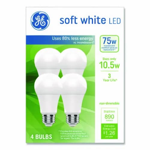 GE Classic LED SW Non-Dim A19 Light Bulb