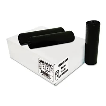 GEN High Density 38 x 58, 0.55 mil, Black Can Liner