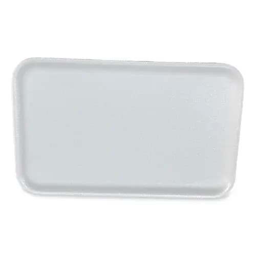 GEN Meat Trays, #16S, 11.63 x 7.25 x 0.54, White, Foam, 250/Carton