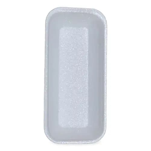 GEN Meat Trays #1.5, 8.38 x 3.94 x 1.1, White, Foam, 1000/Carton