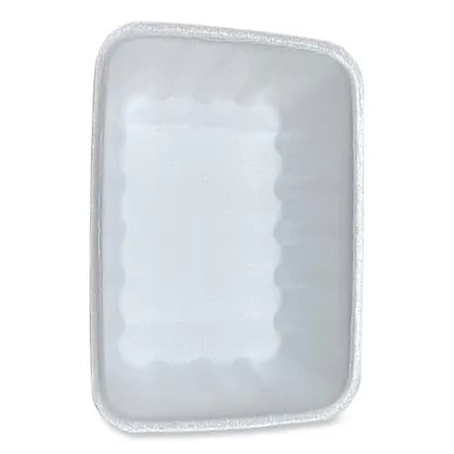 GEN Meat Trays, #42K, 8.75 x 6.32 x 2.25, White, Foam, 252/Carton