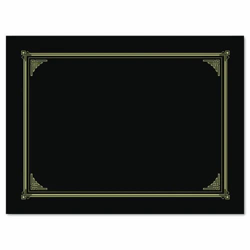 Geographics® Certificate/Document Cover, Metallic Gray, 6/Pack