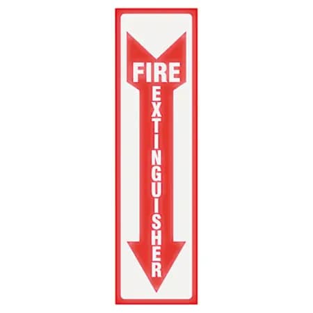 Glow In the Dark Fire Extinguisher Sign
