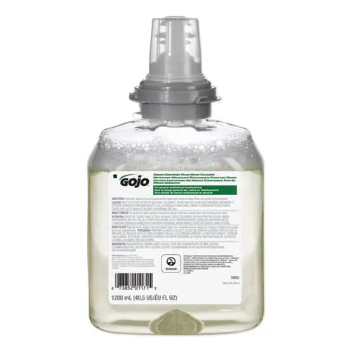 GOJO® TFX Green Certified Foam Hand Cleaner Refill, Unscented, 1,200 mL