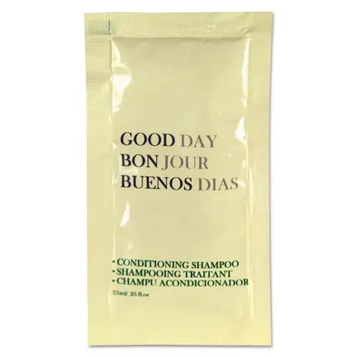 Good Day™ Conditioning Shampoo, Fresh Scent, 0.25 oz, 500/Carton