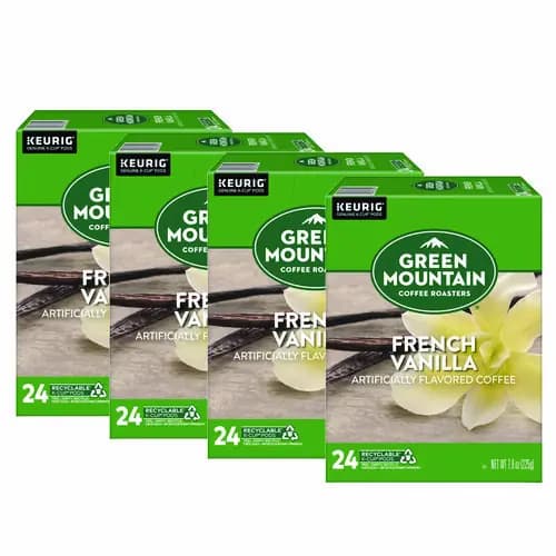 Green Mountain Coffee® French Vanilla Coffee K-Cup Pods, 96/Carton