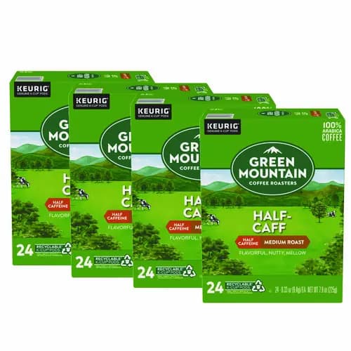 Green Mountain Coffee® Half-Caff Coffee K-Cups, 96/Carton