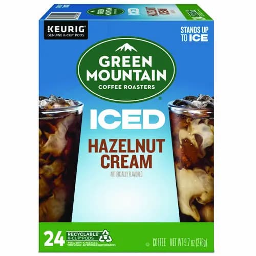 Green Mountain Coffee® Hazelnut Cream Brew Over Ice Coffee K-Cups, 24/Box