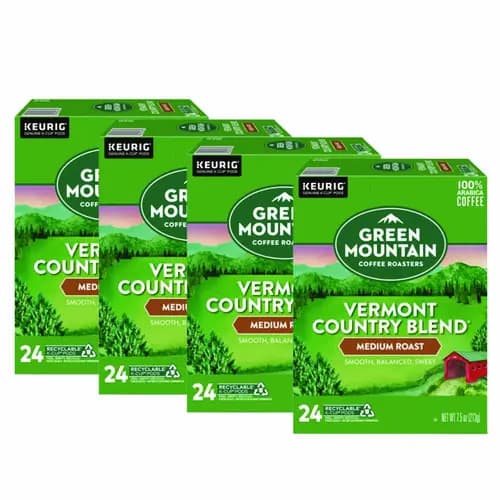 Green Mountain Coffee® Vermont Country Blend Coffee K-Cups, 96/Carton