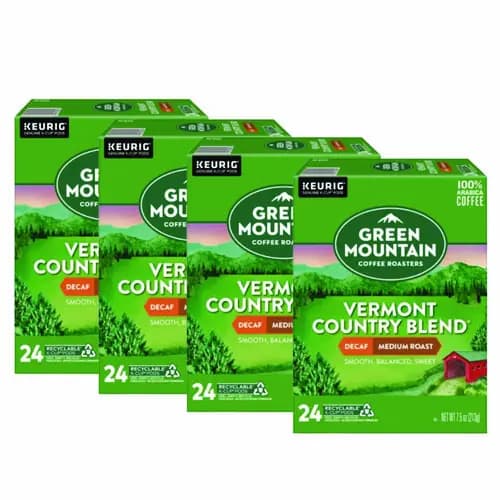 Green Mountain Coffee® Vermont Country Blend Decaf Coffee K-Cups, 96/Carton