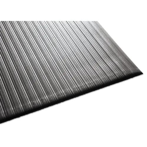 Guardian Air Step Antifatigue Mat, Polypropylene, Black