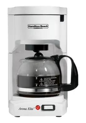 Hamilton Beach 4 Cup Commercial Coffee Maker, White