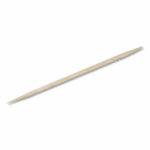 Handgards® Round Wood Toothpicks, Natural, 12,000/Carton