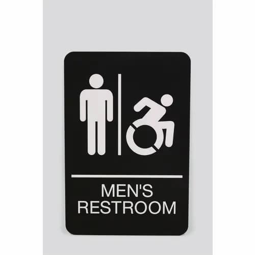 Headline® Sign ADA Sign, Men's Restroom