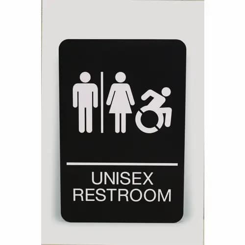 Headline® Sign ADA Sign, Unisex Restroom