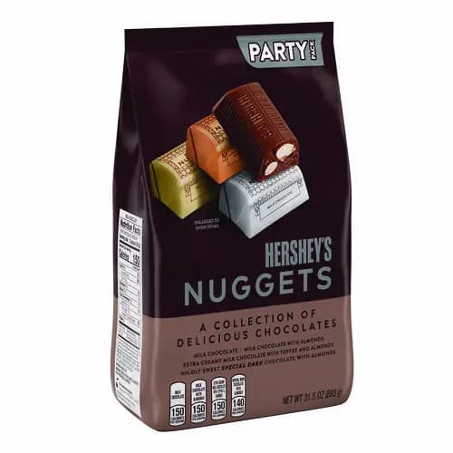 Hershey®'s Nuggets Party Pack Assorted Chocolate, 31.5 oz Bag
