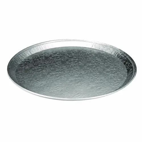 HFA® Aluminum Embossed Tray, 12" Diameter, 25/Carton