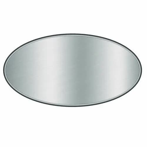 HFA® Foil Laminated Board Lids, 9" Diameter, Silver, Aluminum, 500/Carton