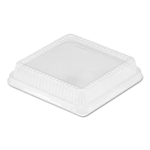 HFA® Plastic Dome Lid, 8.25 x 8.25 x 1.5, Clear, 500/Carton