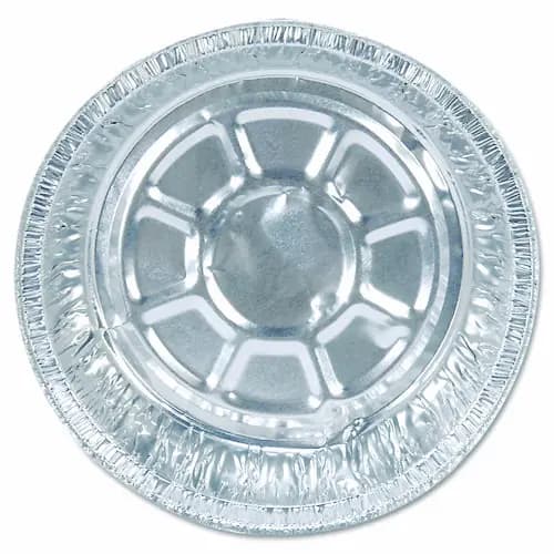 HFA® Round Aluminum Container, 24 oz, 7" Diameter, Silver