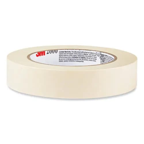 Highland™ Economy Masking Tape, 3" Core, 0.7" x 60.1 yds, Tan