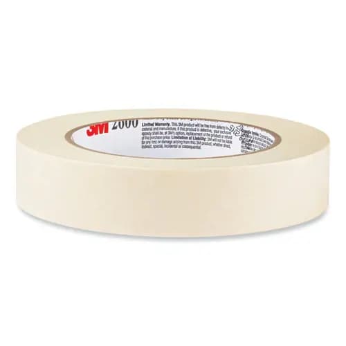 Highland™ Economy Masking Tape, Tan, 1.88" x 60.1 yds, 3" Core