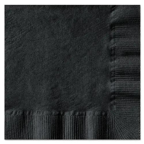 Hoffmaster® Beverage Napkins, 1-Ply, 10 x 10, Black, 1000/Carton