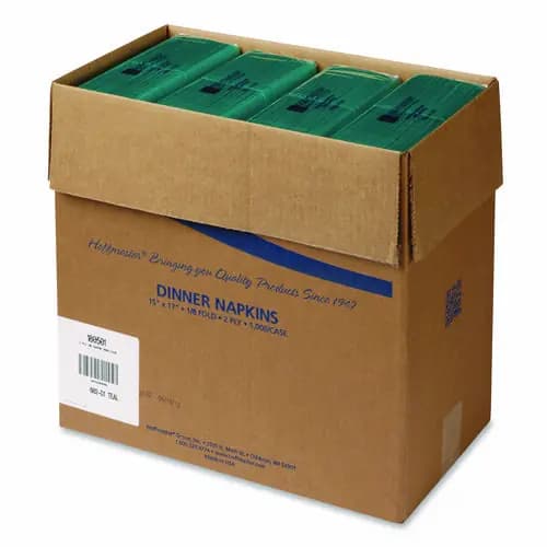 Hoffmaster® Dinner Napkins, Teal, 1,000/Carton