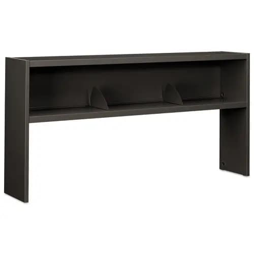 HON® 38000 Series Stack On Open Shelf Hutch, Charcoal