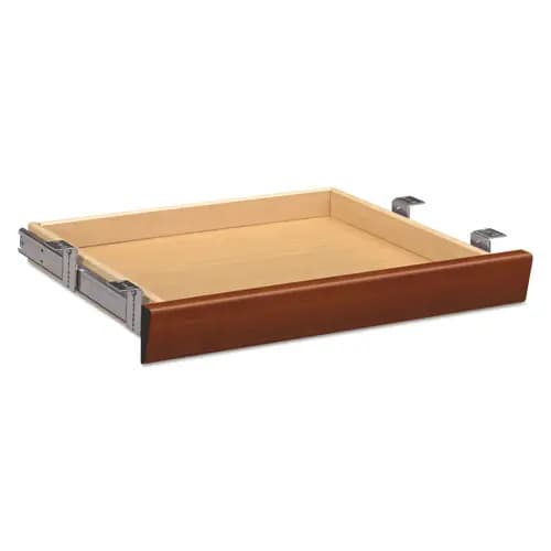 HON® Laminate Angled Center Drawer, 22w x 15.38d x 2.5h, Cognac
