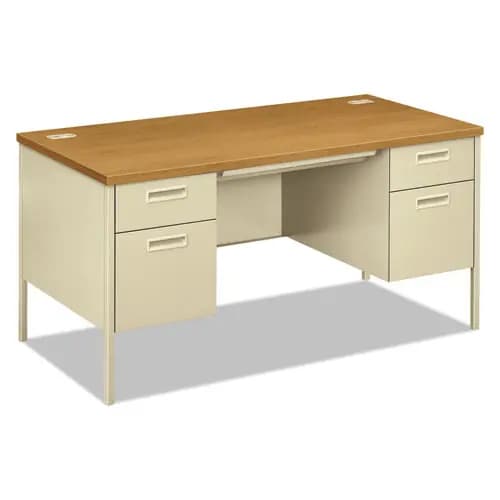 HON® Metro Classic Series Double Pedestal Desk