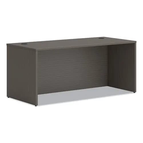 HON® Mod Desk Shell, Slate Teak, 66"W x 30"D x 29"H