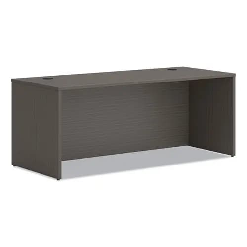 HON® Mod Desk Shell, Slate Teak, 72"W x 30"D x 29"H