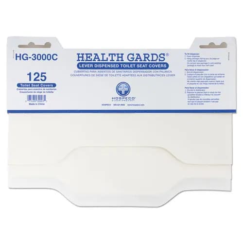 HOSPECO® Health Gards Toilet Seat Covers, White, 3,000/Carton