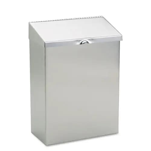 HOSPECO® Wall Mount Sanitary Napkin Receptacle, Stainless Steel
