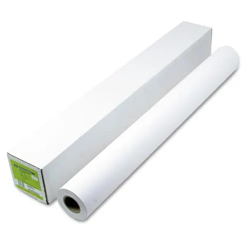 HP DesignJet Inkjet Large Format Paper, Coated, 36" x 150 ft, 4.9 mil, White