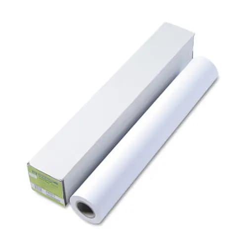 HP DesignJet Inkjet Large Format Paper, Coated, 24" x 100 ft, 6.1 mil, White