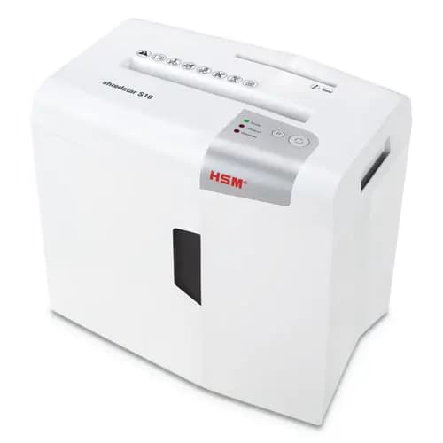 HSM of America shredstar S10 Strip-Cut Shredder, 10 Manual Sheet Capacity