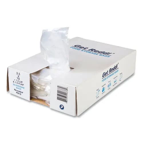 Inteplast Group Silverware Bags, Clear, 3.5" x 1.5" x 10", 2,000/Carton