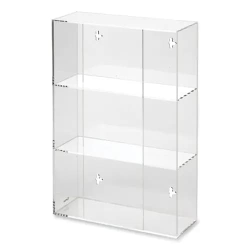 Kantek Triple Glove Dispenser, Clear, 10" x 4" x 16"