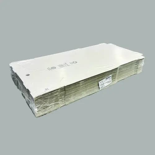 Karat® Corrugated Paper Boxes, 16 x 16 x 1.97, White/Brown, 50/Carton
